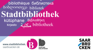 Bibliothekskarte Pink