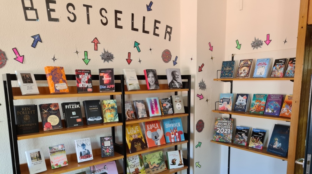 Kultur- und Lesetreff Brebach Bestseller-Ecke im KuLT Brebach