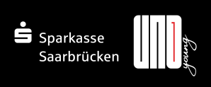 Kombilogo der Sparkasse Saarbrücken mit dem UNO-Logo Kombilogo der Sparkasse Saarbrücken mit dem UNO-Logo